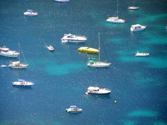 Bateaux dans le port de Sormiou (Marseille)