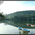 Bateaux endormis, Lac du Causse (Aveyron)