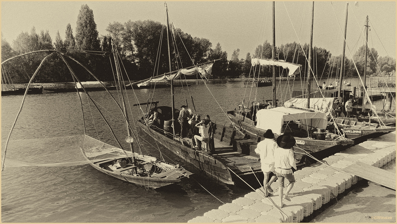 Bateaux sur la Loire