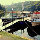 Bateaux sur le lac Chambon