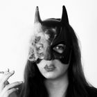 Batgirl smoking