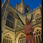 Bath Abbey <Bath bei Nacht>