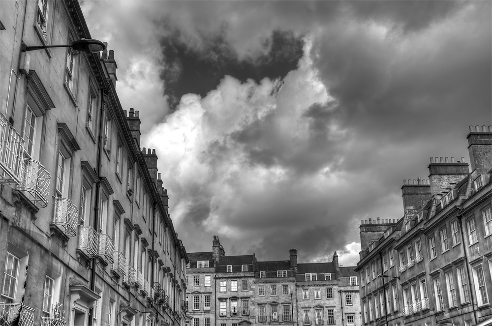 Bath cloudy