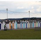 bathing huts ...