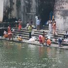 Bathing in Mumbai