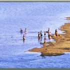 bathing shore of Irrawaddy