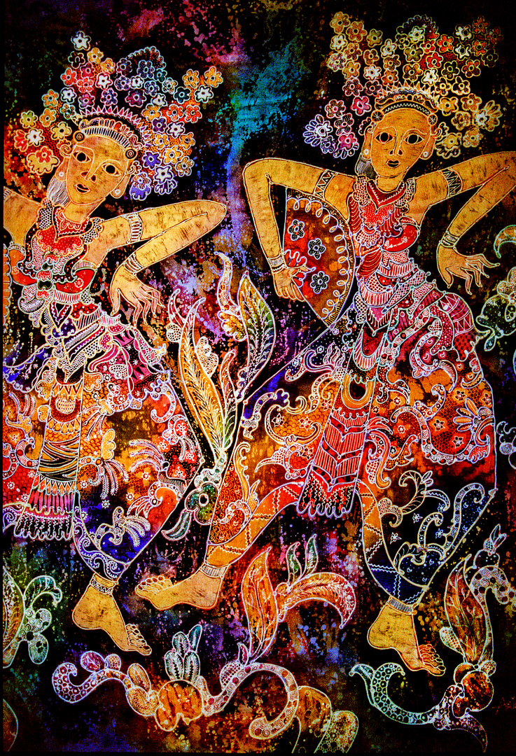 Batik painting art