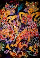 Batik painting art