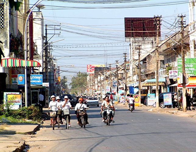 Battambang Hauptstrasse