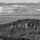 Battert-Felsen und Altes Schloss zu Hohenbaden 