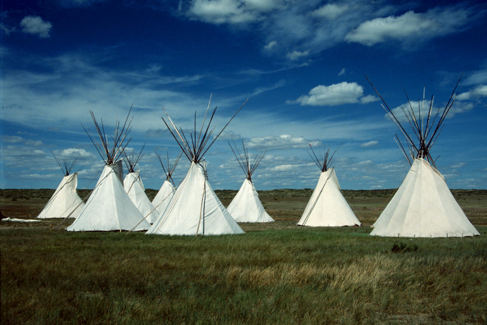 Battle of the Little Bighorn Reenactment June 26th, MT 1993 (3) Foto