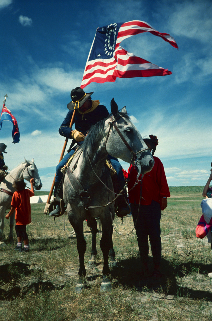 Battle of the Little Bighorn Reenactment June 26th, MT - 1993 (6)