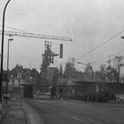 Bau Autobahnbrücke A42, Duisburg Beeck 1977