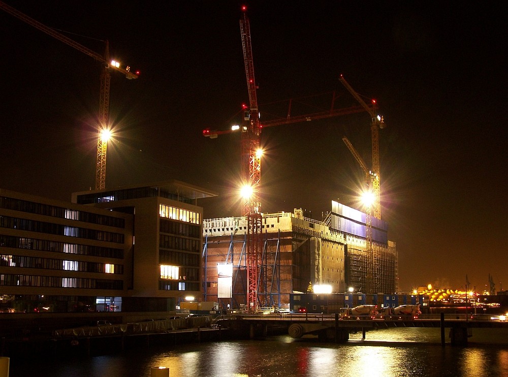 Bau der Elbphilharmonie