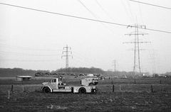 Bau einer 380kV Freileitung am Niederrhein 1977