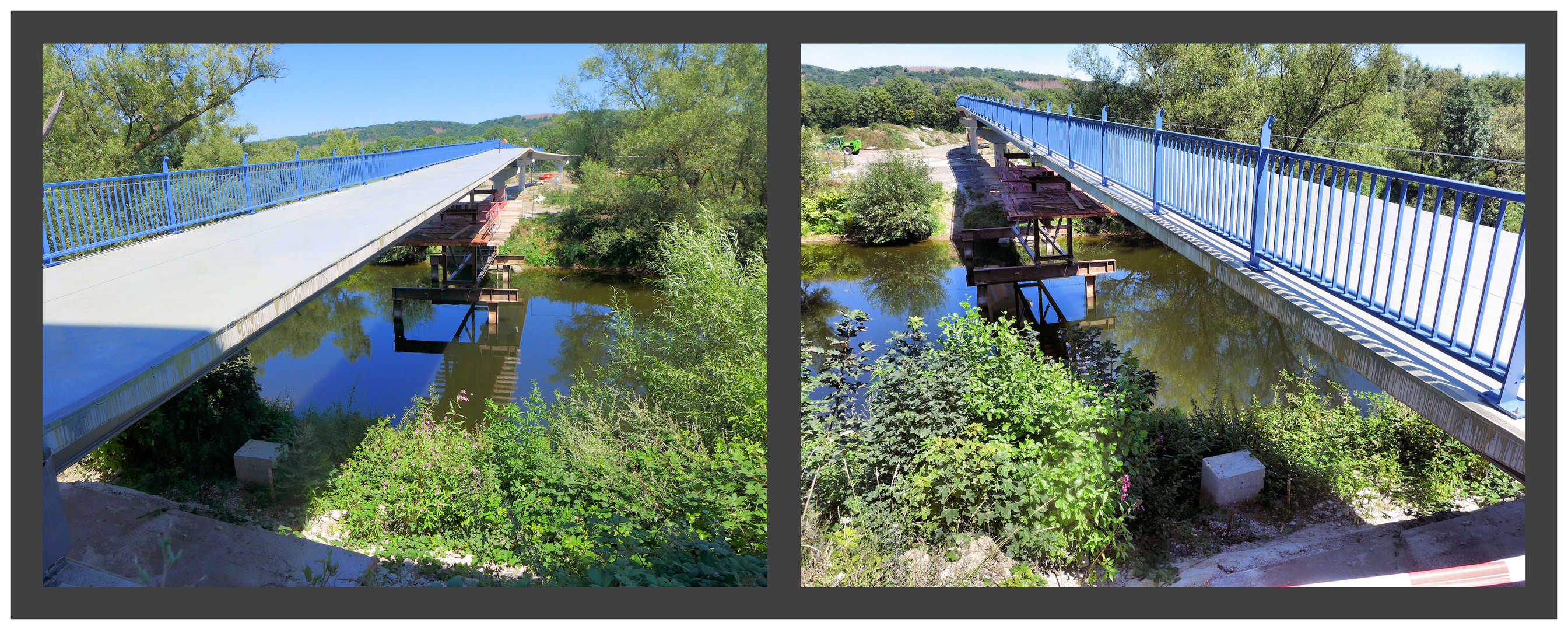 Bau einer neuen Brücke