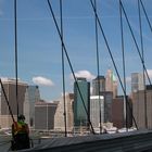 Bauarbeiten... an der Brooklyn-Bridge