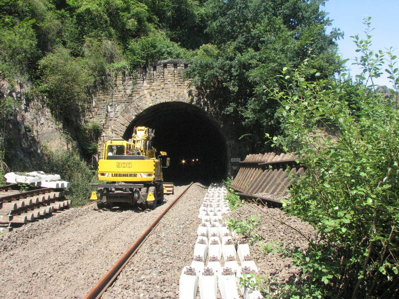 Bauarbeiten bei der Ahrtalbahn