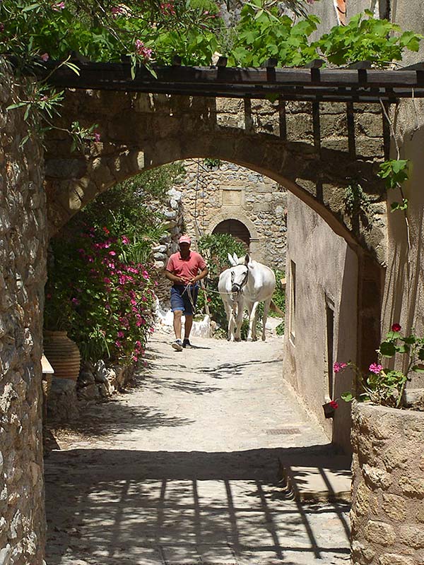 Bauarbeiten in Monemvasia