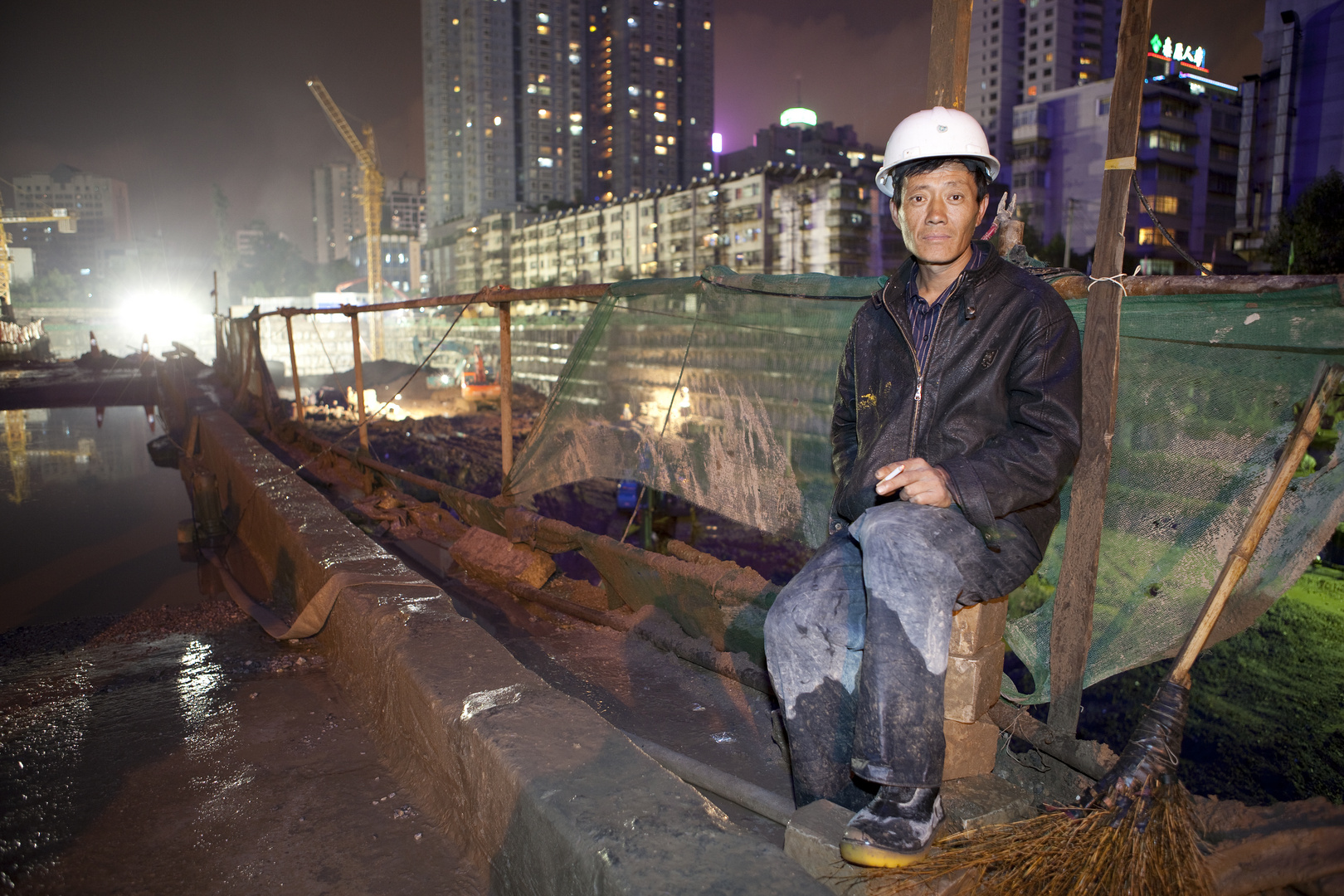 Bauarbeiter in Kunming