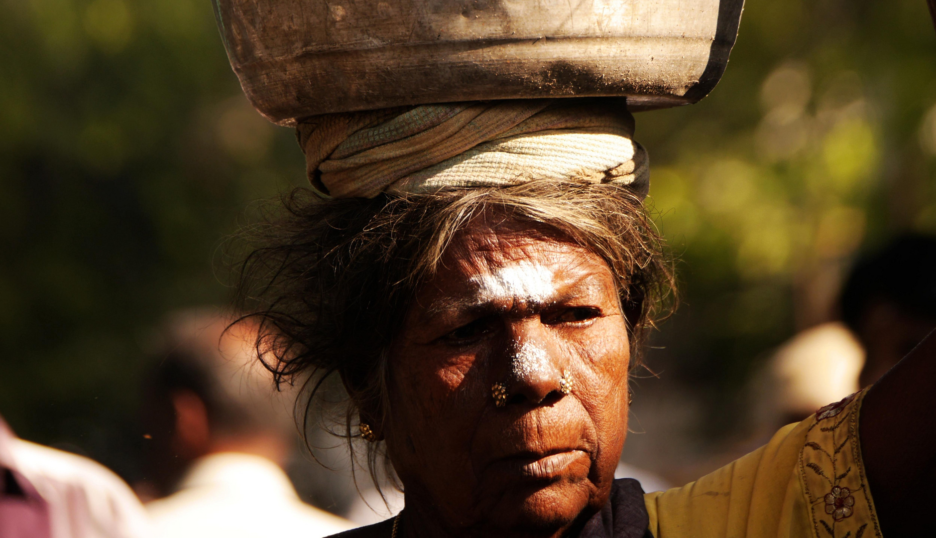 Bauarbeiterin in Pondicherry