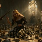 Bauer schlägt Dame (Königin) E7 - D8!!