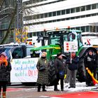 BAUERN-DEMONSTRATION , HAMBURG