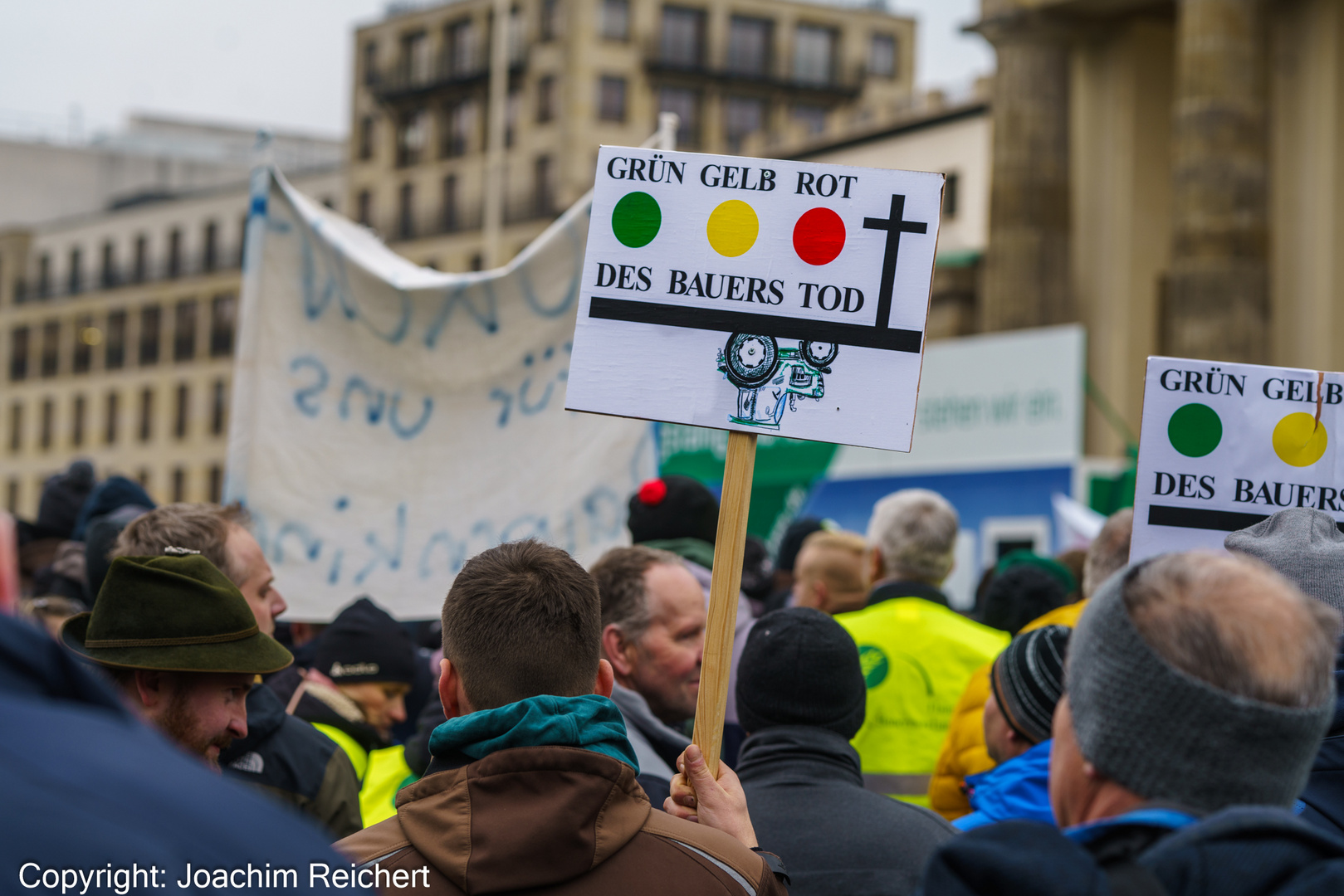 Bauernaufaufstand in Berlin