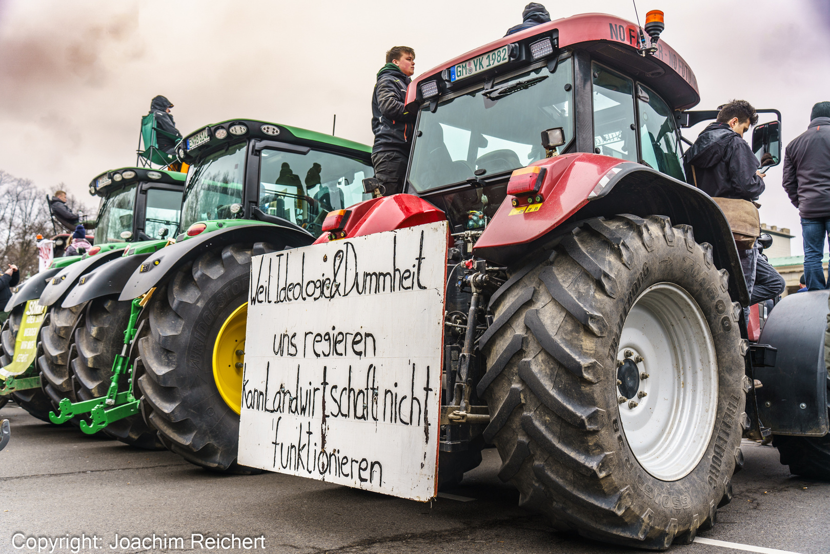 Bauernaufstand in Berlin