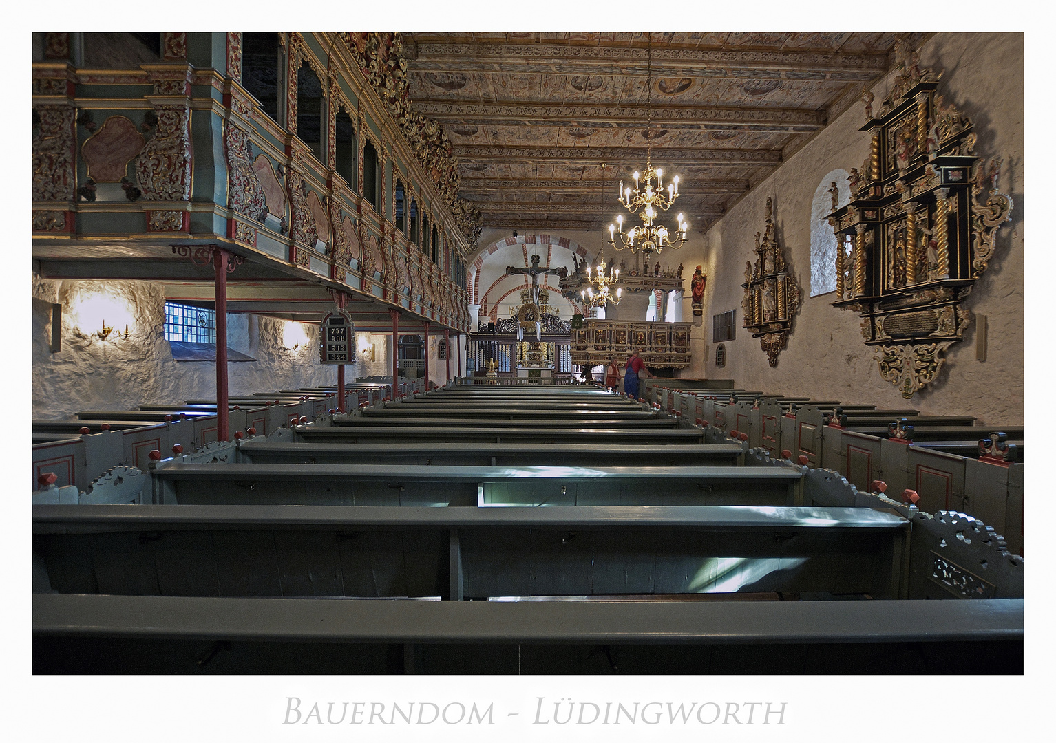 Bauerndom - Lüdingworth " Blick zum Chor...."