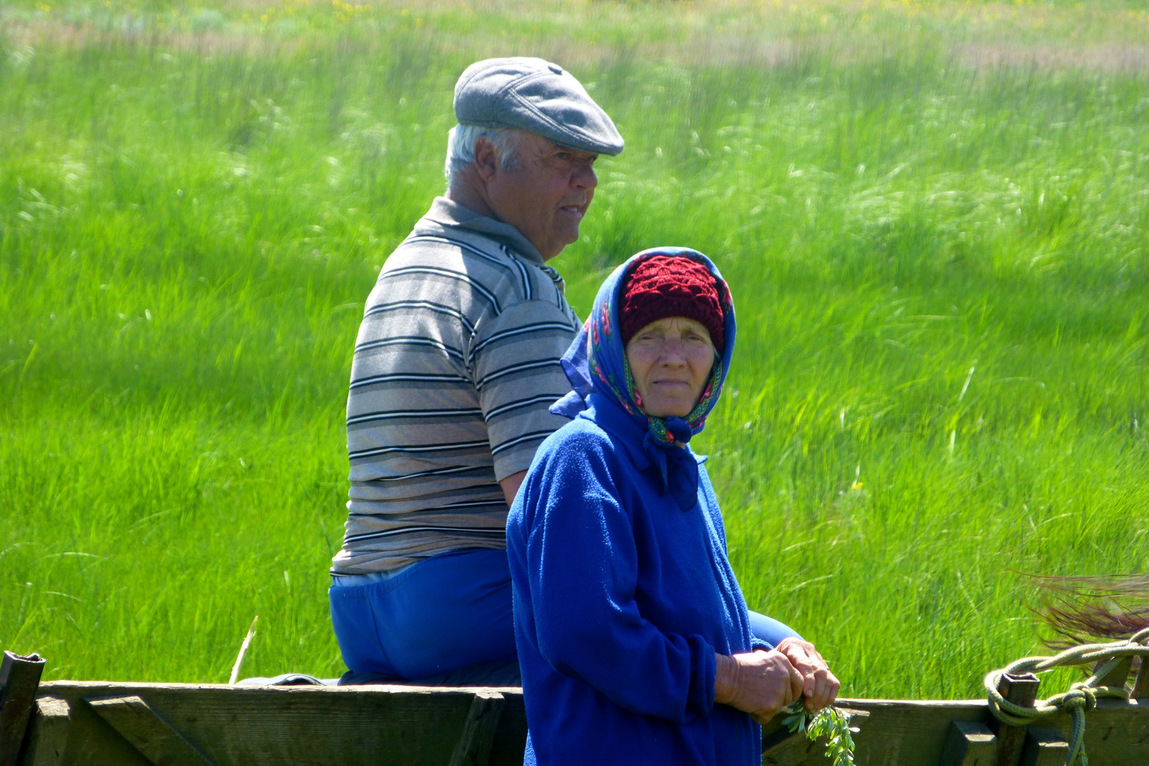 Bauernehepaar in Rumaenien