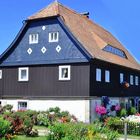 Bauerngarten am Umgebindehaus