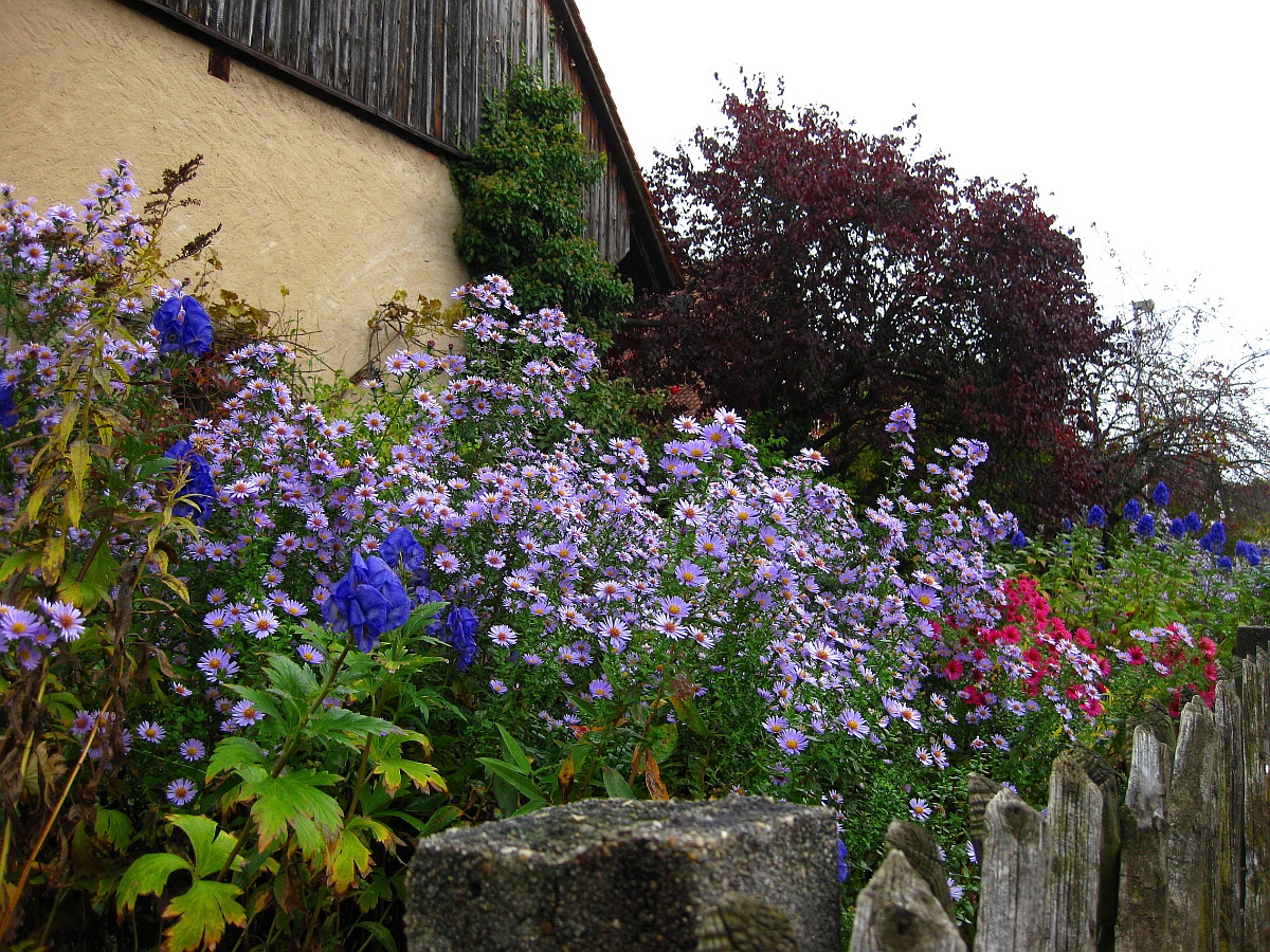 Bauerngarten in Franken