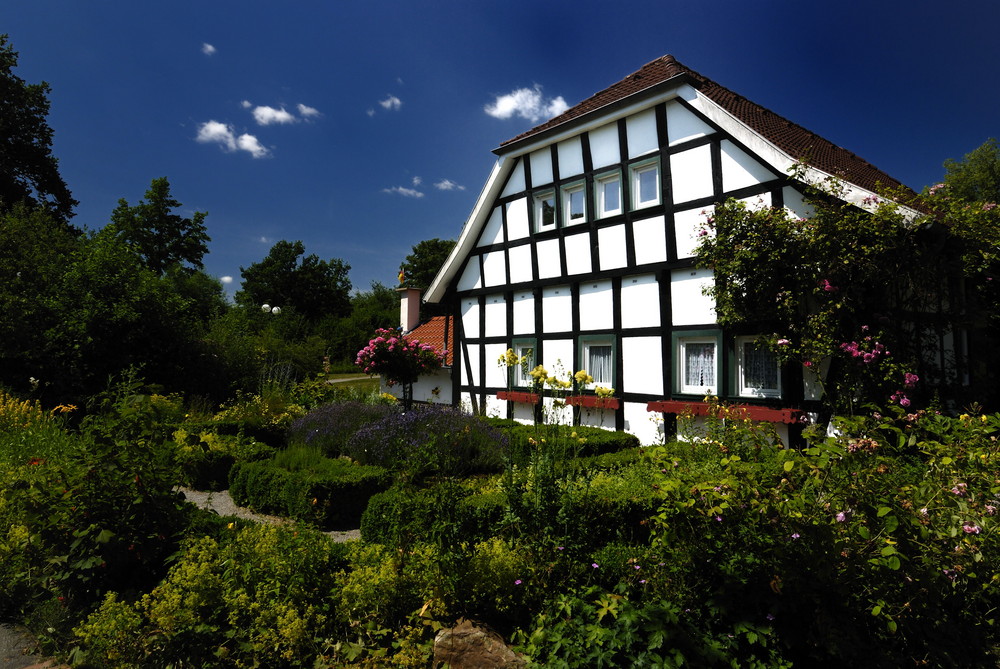 Bauerngarten in Kurpark Rödinghausen