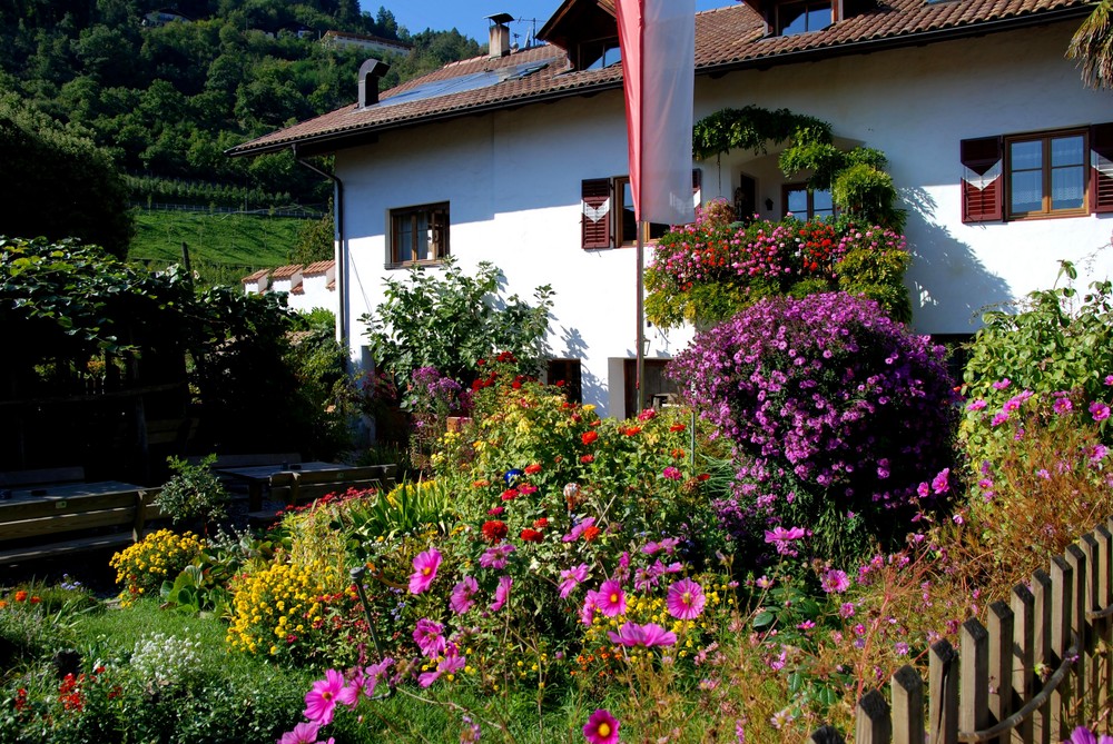 Bauerngarten in Lana