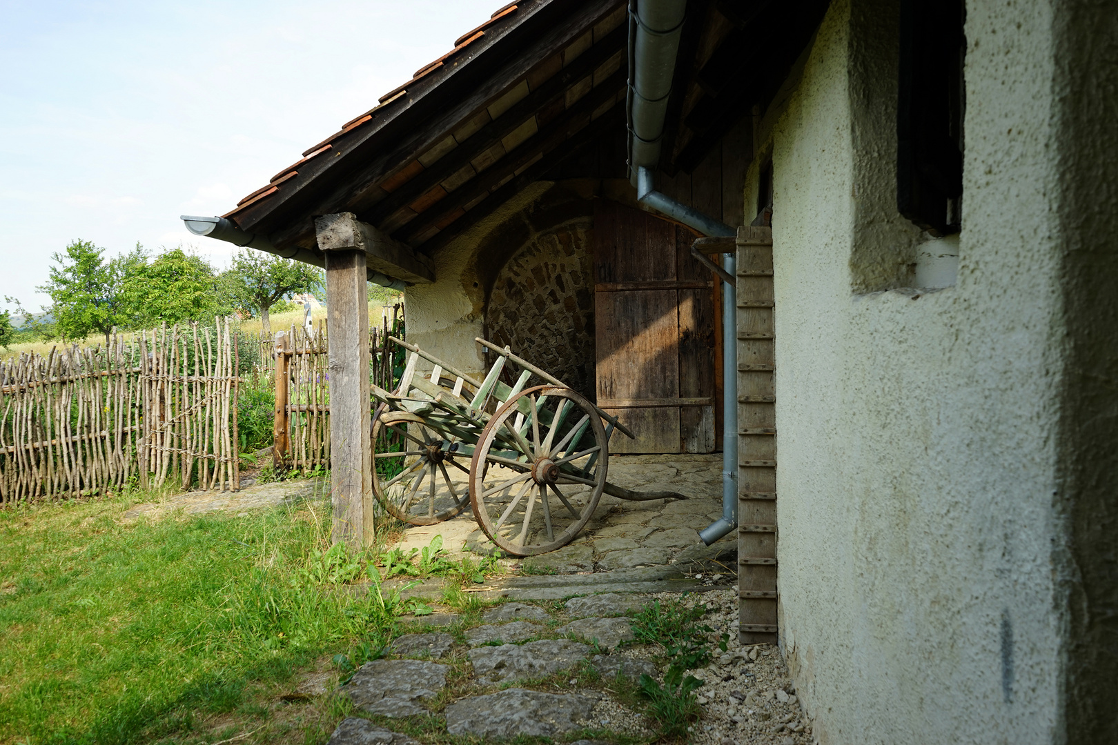 Bauerngehöft, Terrasse