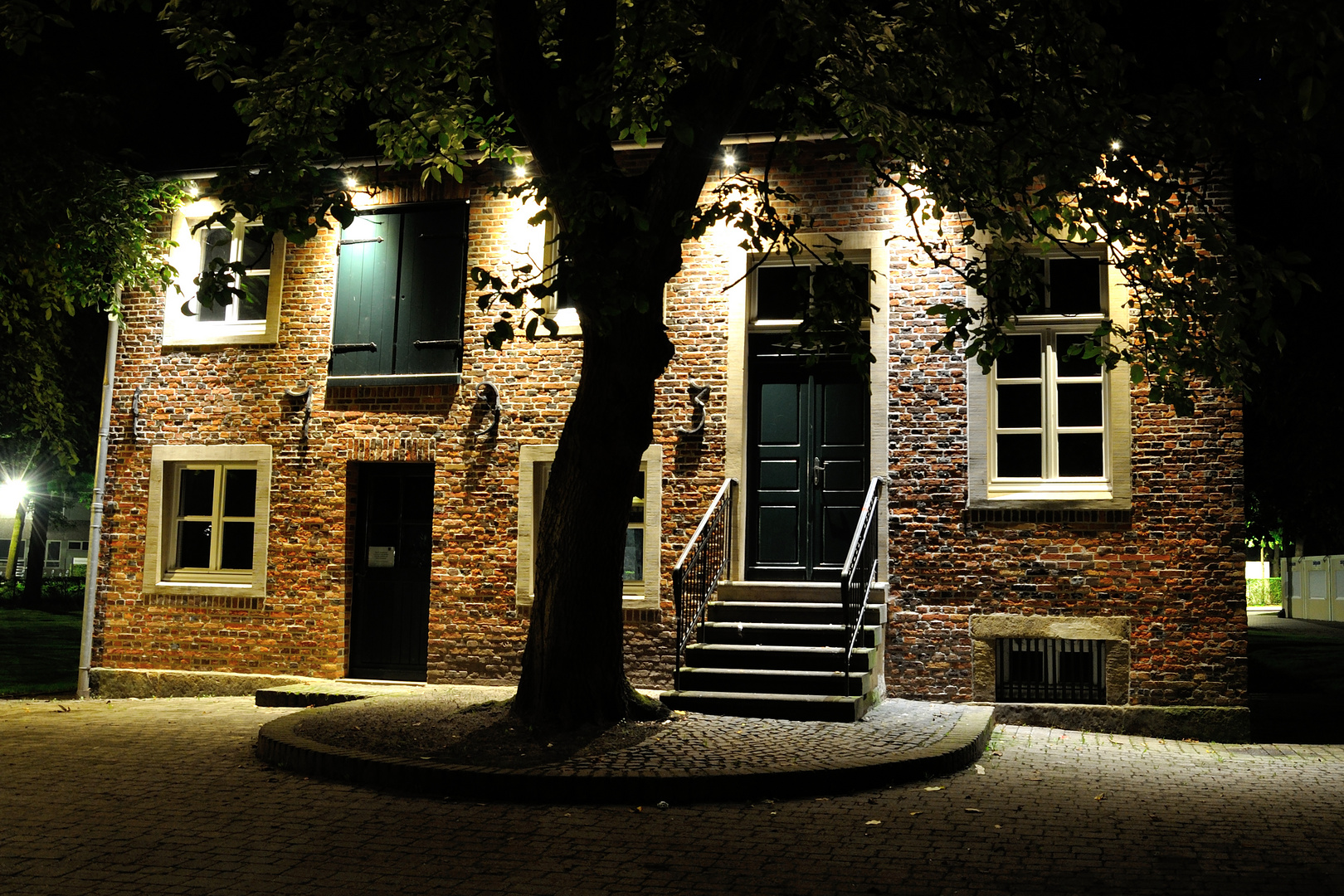 Bauernhaus im Licht