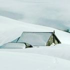 Bauernhaus im Schnee 