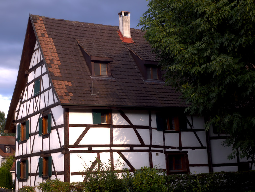 Bauernhaus im Sundgaudorf Allschwil