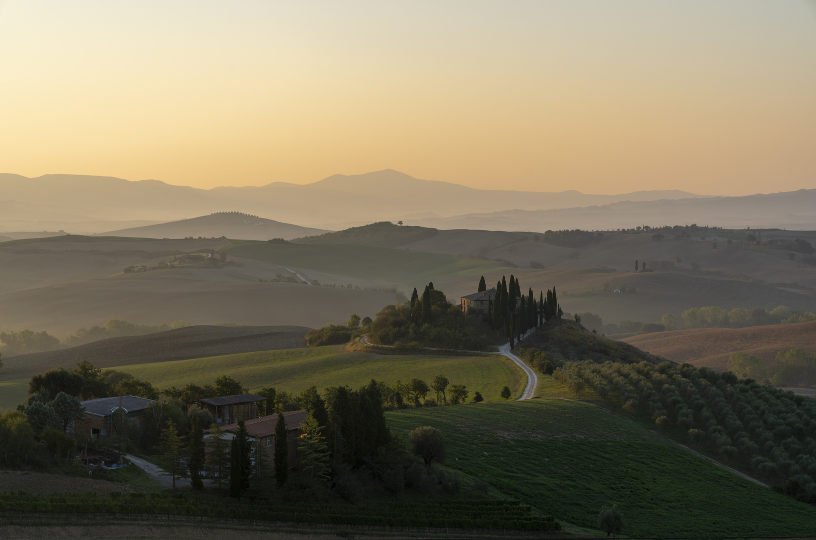 Bauernhaus im Val d'Orcia