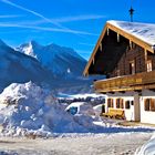 Bauernhaus im Winter 2019 in Inzell