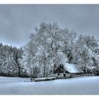 Bauernhaus im Winter