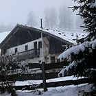 Bauernhaus im Winter-Möltern