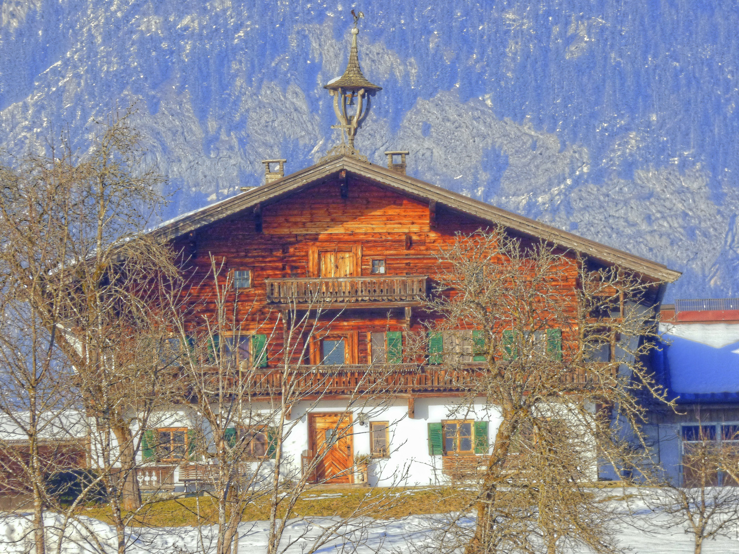 Bauernhaus in den Bergen