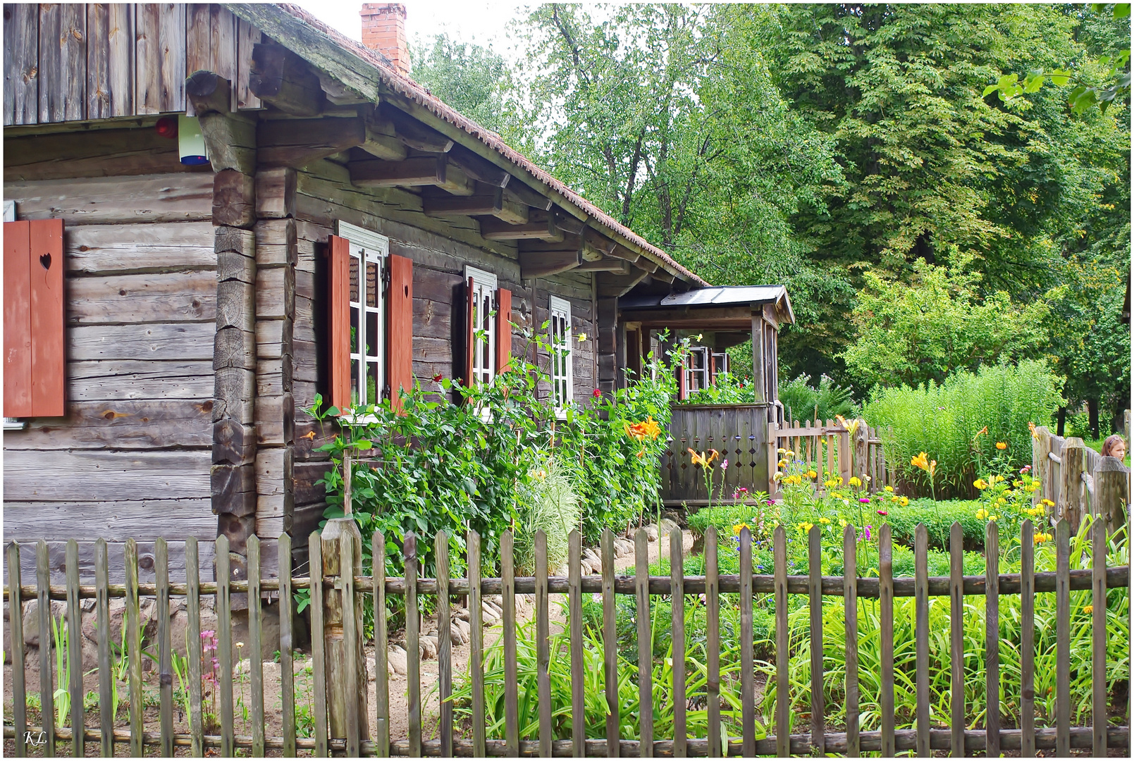 Bauernhaus in Litauen.