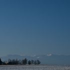 Bauernhaus mit Berge