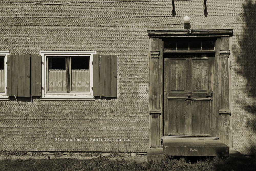 Bauernhaus mit Schindelfassade, Bolsterlang, Allgäu