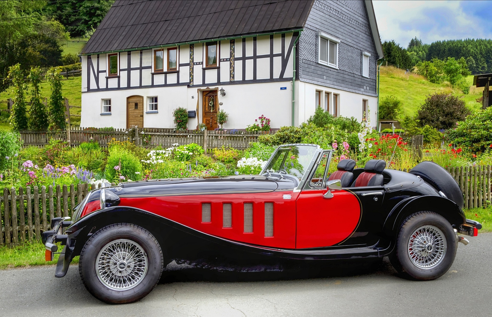 Bauernhaus mit bei Hilchenbach Foto & Bild architektur