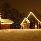 Bauernhaus Spexard bei nacht