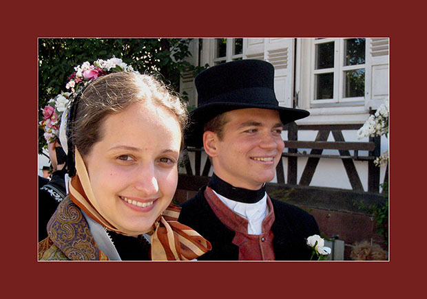 Bauernhochzeit im Elsaß